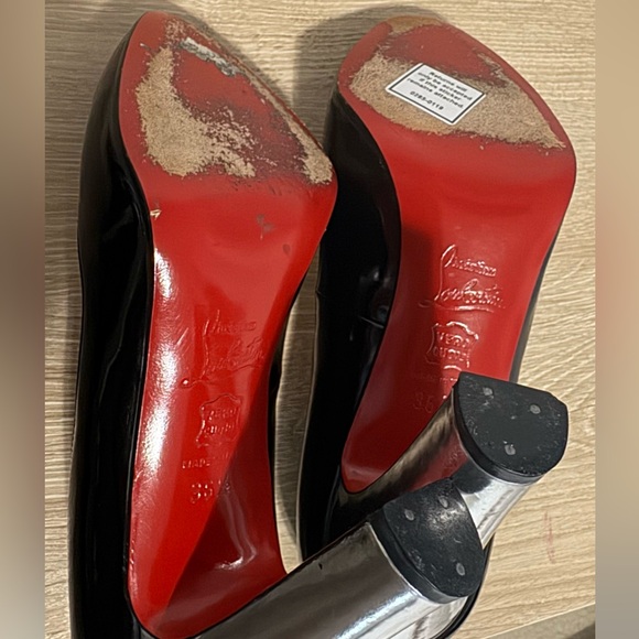 Vintage Silver heel Louboutin - Picture 7 of 13